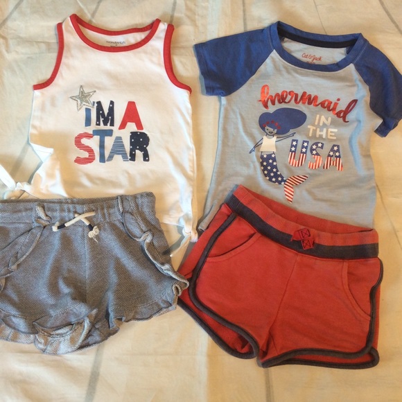 Cat & Jack Wonderkids 4-Piece Bundle XS 4/5 - Picture 1 of 6